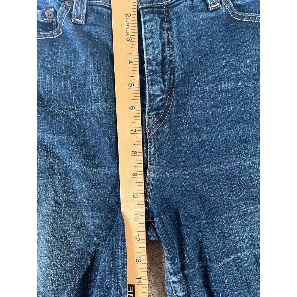 Levis 512 Bootcut  Perfectly  Slimming Jeans  Womens  30 /32 waist distressed - Picture 12 of 13